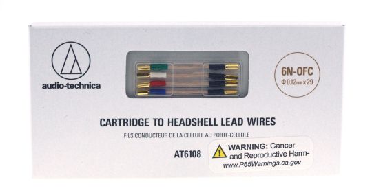 Audio-Technica AT6108 6N-OFC Headshell Lead Wires | LP Gear
