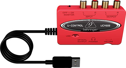 Behringer UCA-222 UCA222 USB Audio Interface,,Behringer U-Control UCA-222 USB RCA Connector Audio Interface,Behringer U-Control UCA 222 USB RCA Connector Audio Interface,Behringer U-Control UCA222 USB RCA Connector Audio Interface,Behringer ...