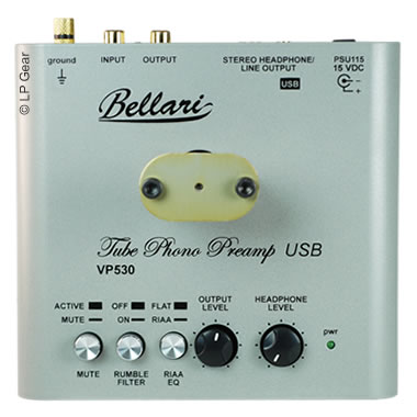 brugervejledning Mursten Konkurrere Bellari VP530 phono preamp with USB | LP GEAR