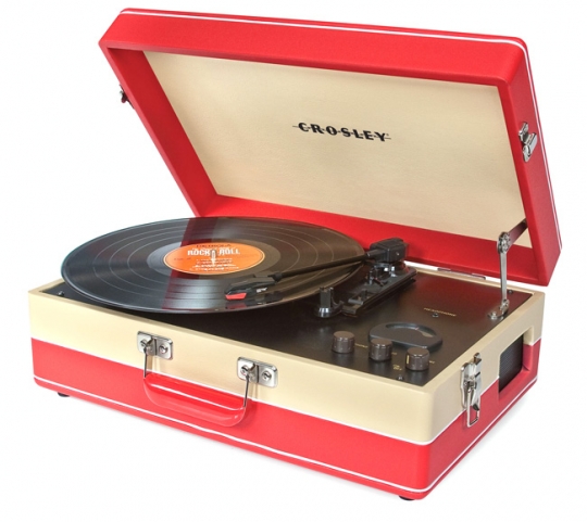 Crosley Keepsake Portable Turntable EU Plug in Red