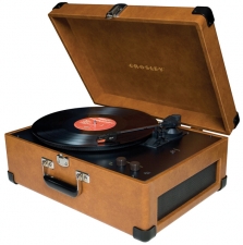 Crosley Deluxe Portable Keepsake USB Turntable - Tan