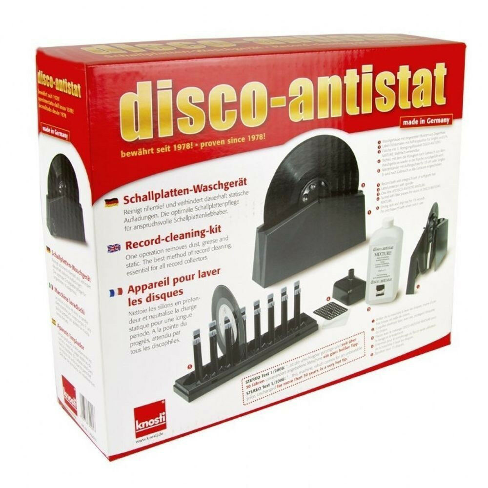Knosti Disco Antistat Record Cleaner, proven since 1978