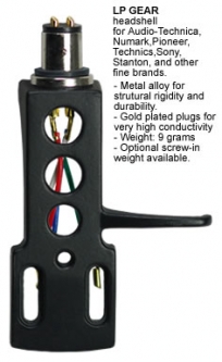 LP Gear Pro Headshell - BLACK