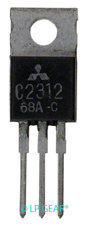 2 stks NPN sc2312 2sc2312 HF/VHF transistor MITSUBISHI to-220 New 