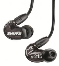 SHURE SE215-K Sound Isolating Earphones, Black