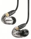 Shure SE425-V Dual High-Definition MicroDriver Earphone with Detachable Cable, Metallic Silver