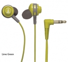 Audio-Technica ATH-COR150 Core Bass Immersive In-Ear Headphones - Lime Green